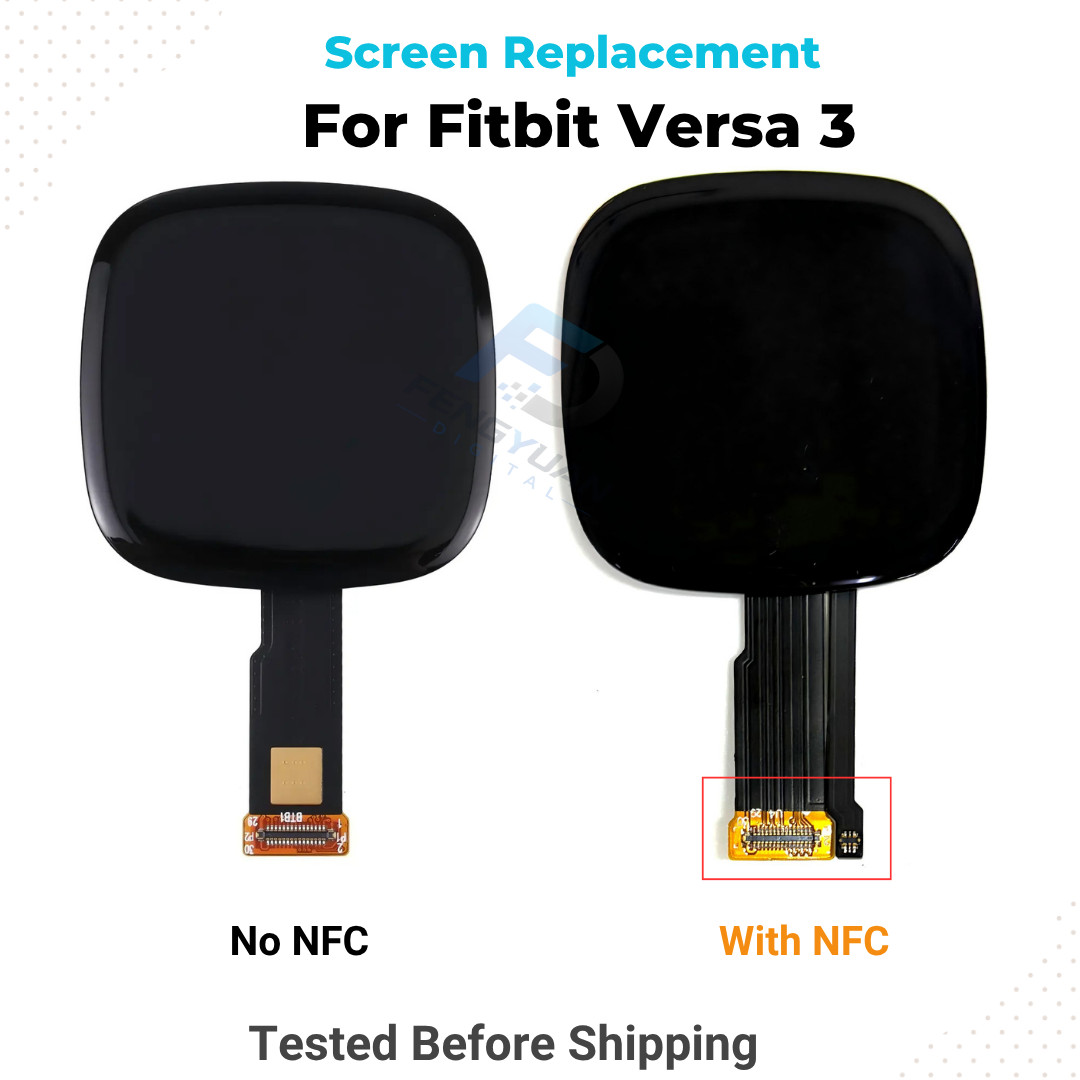 Smartwatch Touch - For Fitbit Versa 3 FB511 AMOLED
