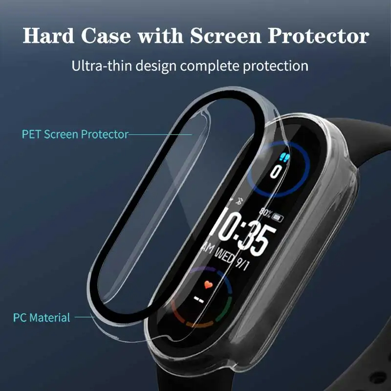 Tempered Glass+PC Case For Xia - Smart Watch Accessories review and price