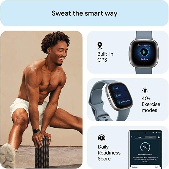 Fitbit Versa 4 Smart Watch Bui - Smartwatch Touch review and price