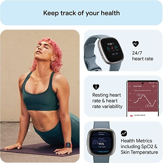 Fitbit Versa 4 Smart Watch Bui - Smartwatch Touch review and price