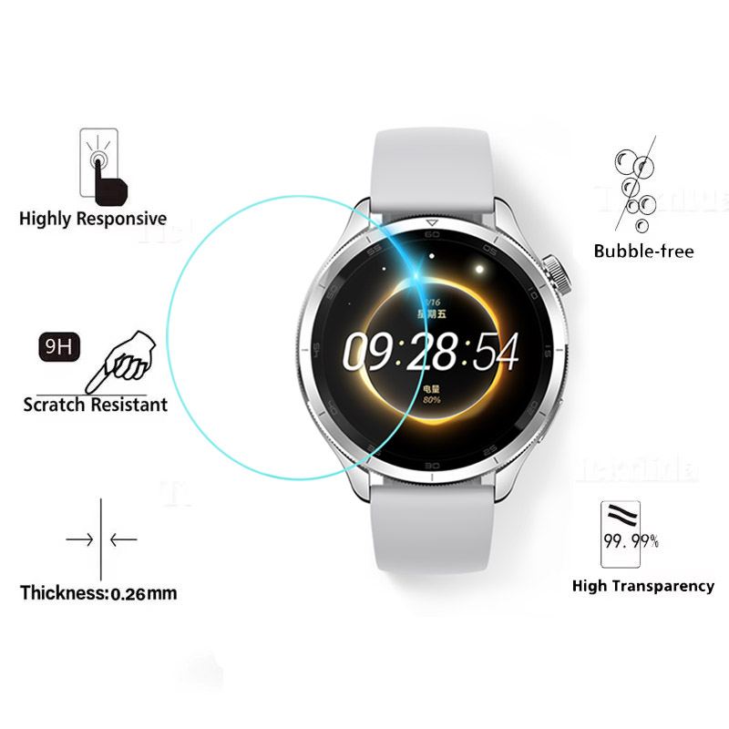 Tempered Glass for Xiaomi Mi W - Xiaomi Smartwatch S3 Accessories review and price
