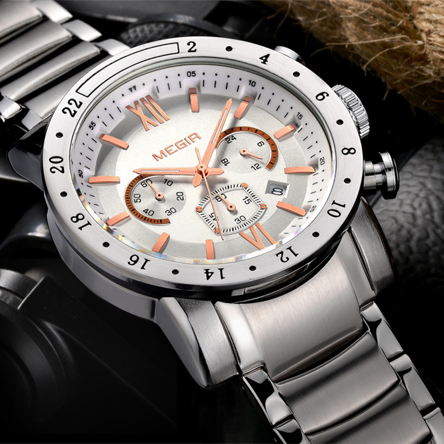 MEGIR Stainless Steel Casual W - Smartwatch Touch review and price