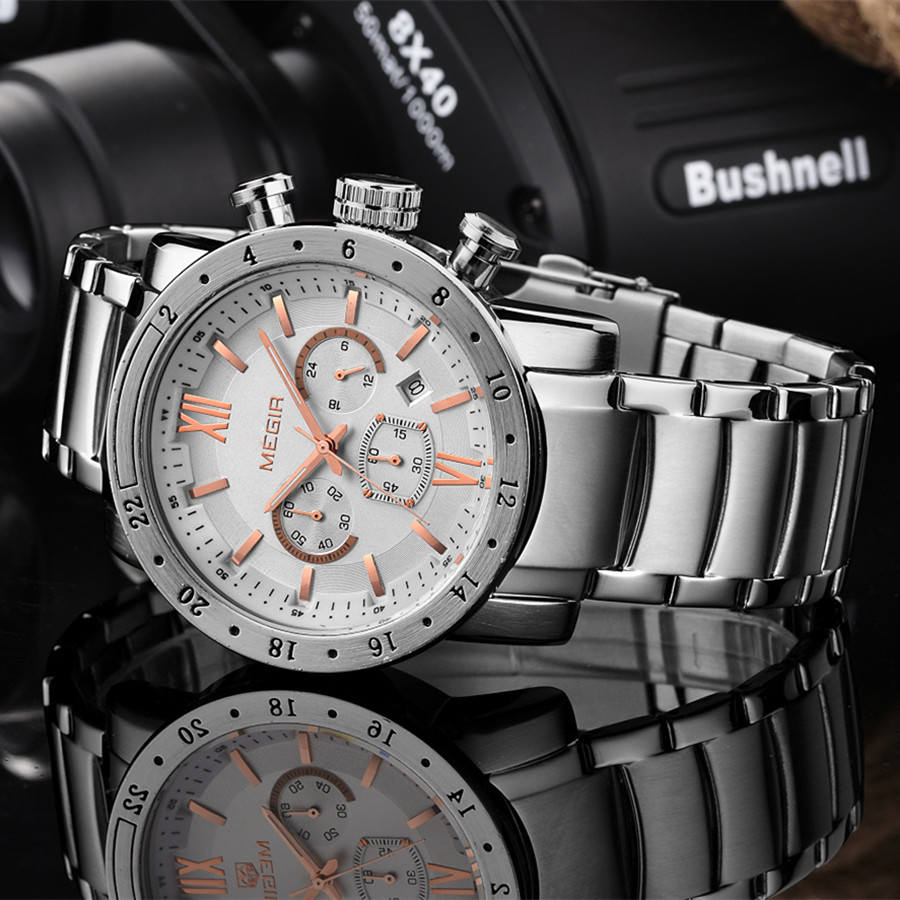 MEGIR Stainless Steel Casual W - Smartwatch Touch review and price