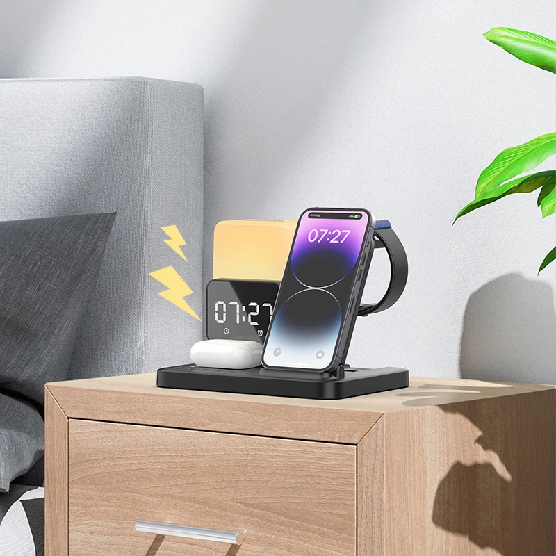 6 in 1 Wireless Charger Stand  - Smartwatch X12 review and price