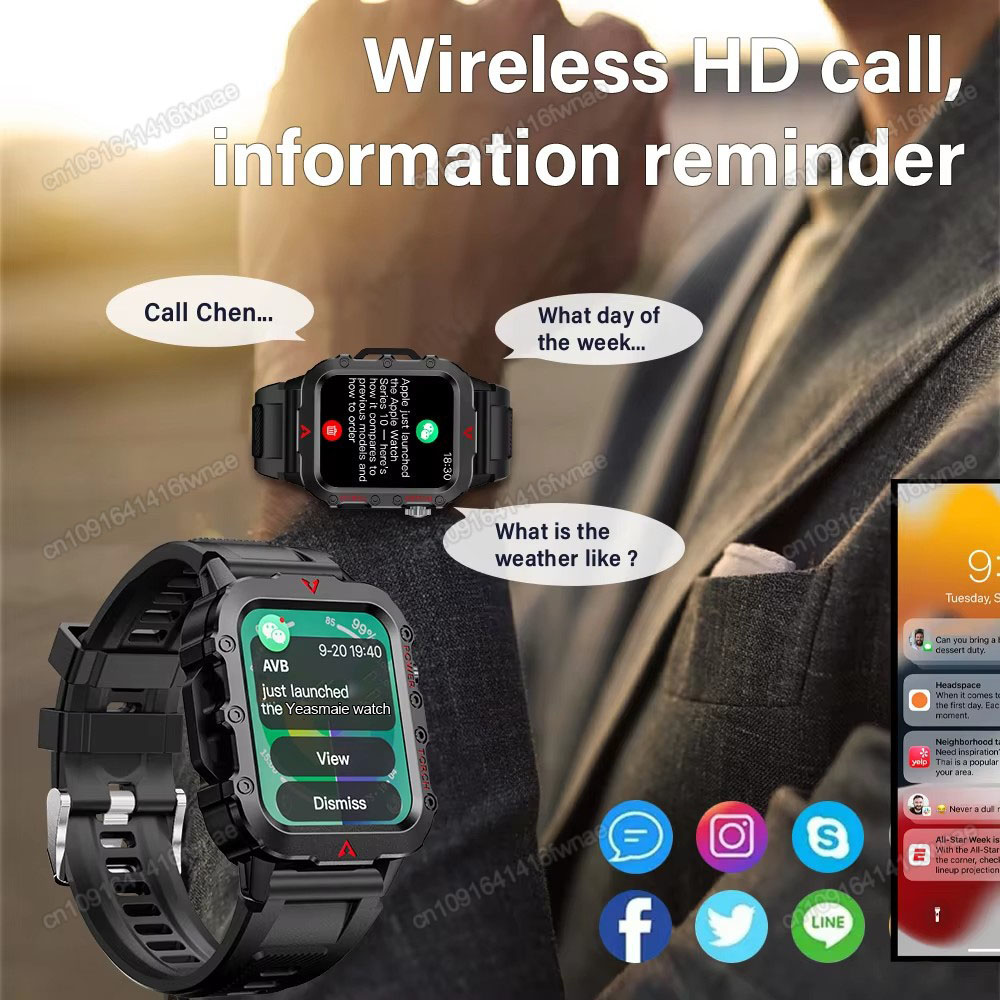 New Men's Smart Watch LED Flas - Smartwatch X12 review and price