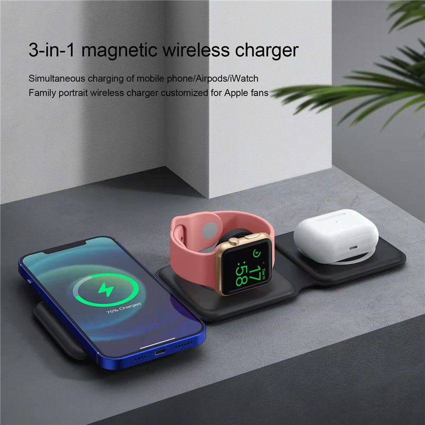 New 3in1 Foldable Wireless Cha - Smartwatch X12 review and price