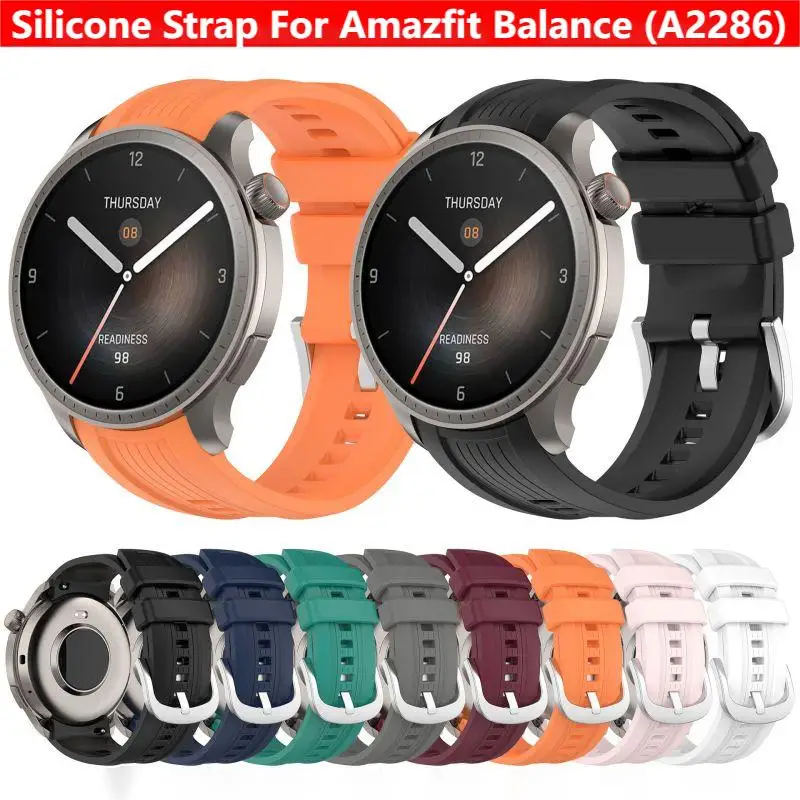 Silicone Strap for Amazfit Bal - Sport Loop Strap review and price