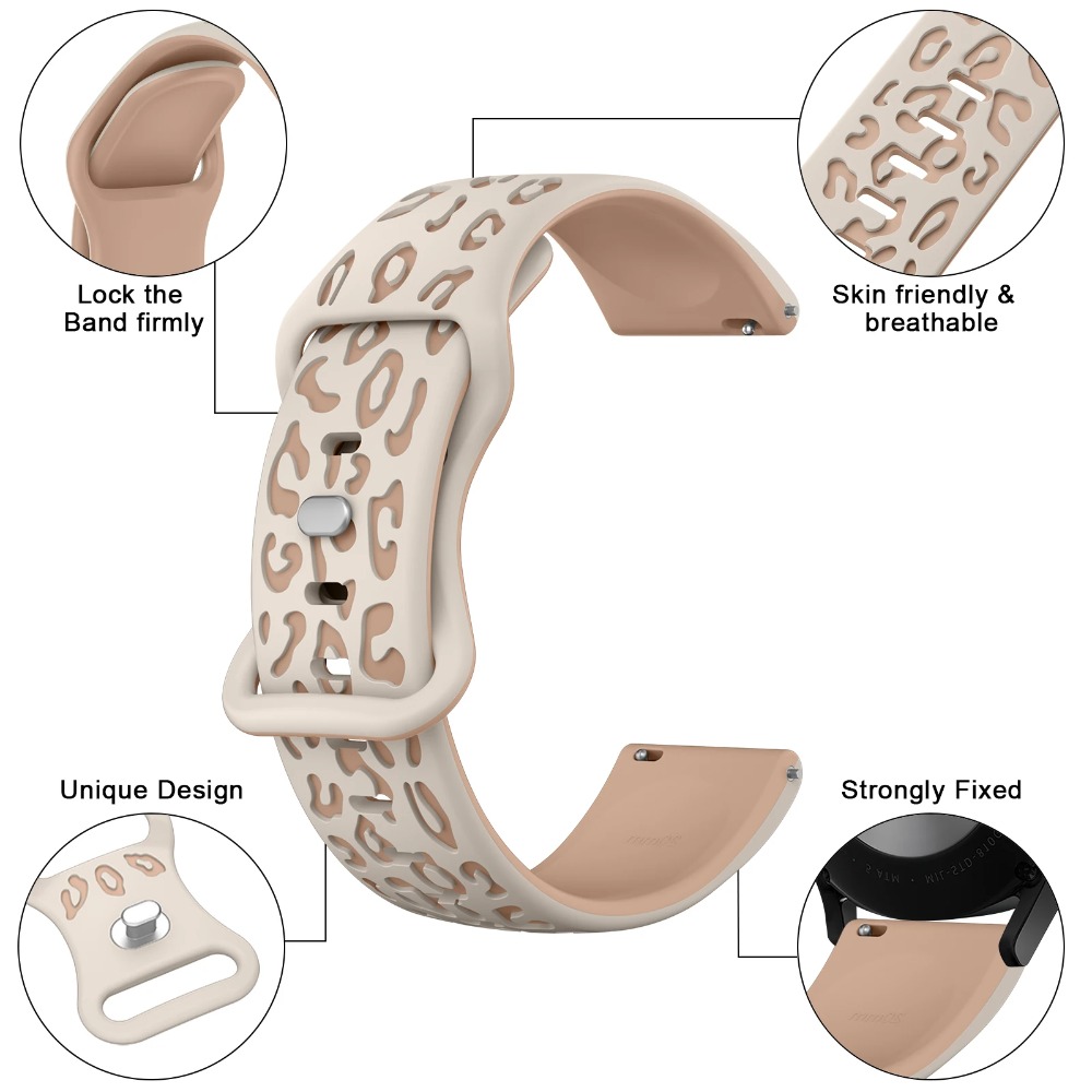 Silicone Leopard Strap For Xia - Xiaomi Smartwatch S3 Accessories review and price