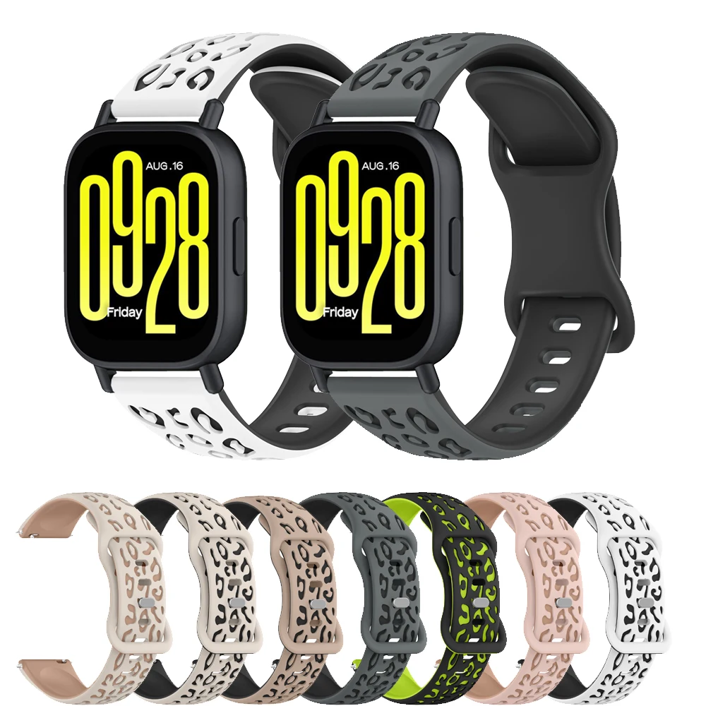 Silicone Leopard Strap For Xia - Xiaomi Smartwatch S3 Accessories review and price